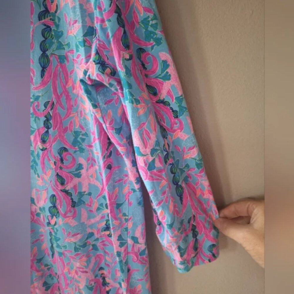 Lilly Pulitzer Tessa Dress in Multi Seaweed Samba XL - Picture 4 of 4